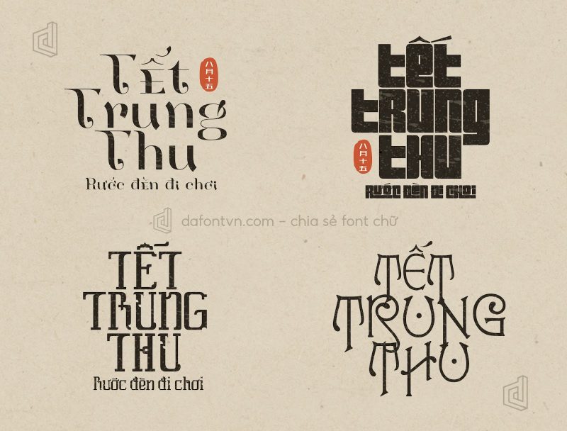 Font chữ cổ trang Việt hóa “chất như nước cất” dành cho dân thiết kế