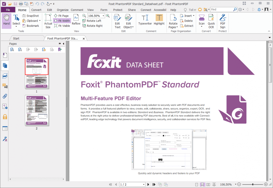 Foxit PhantomPDF là phần mềm gì?